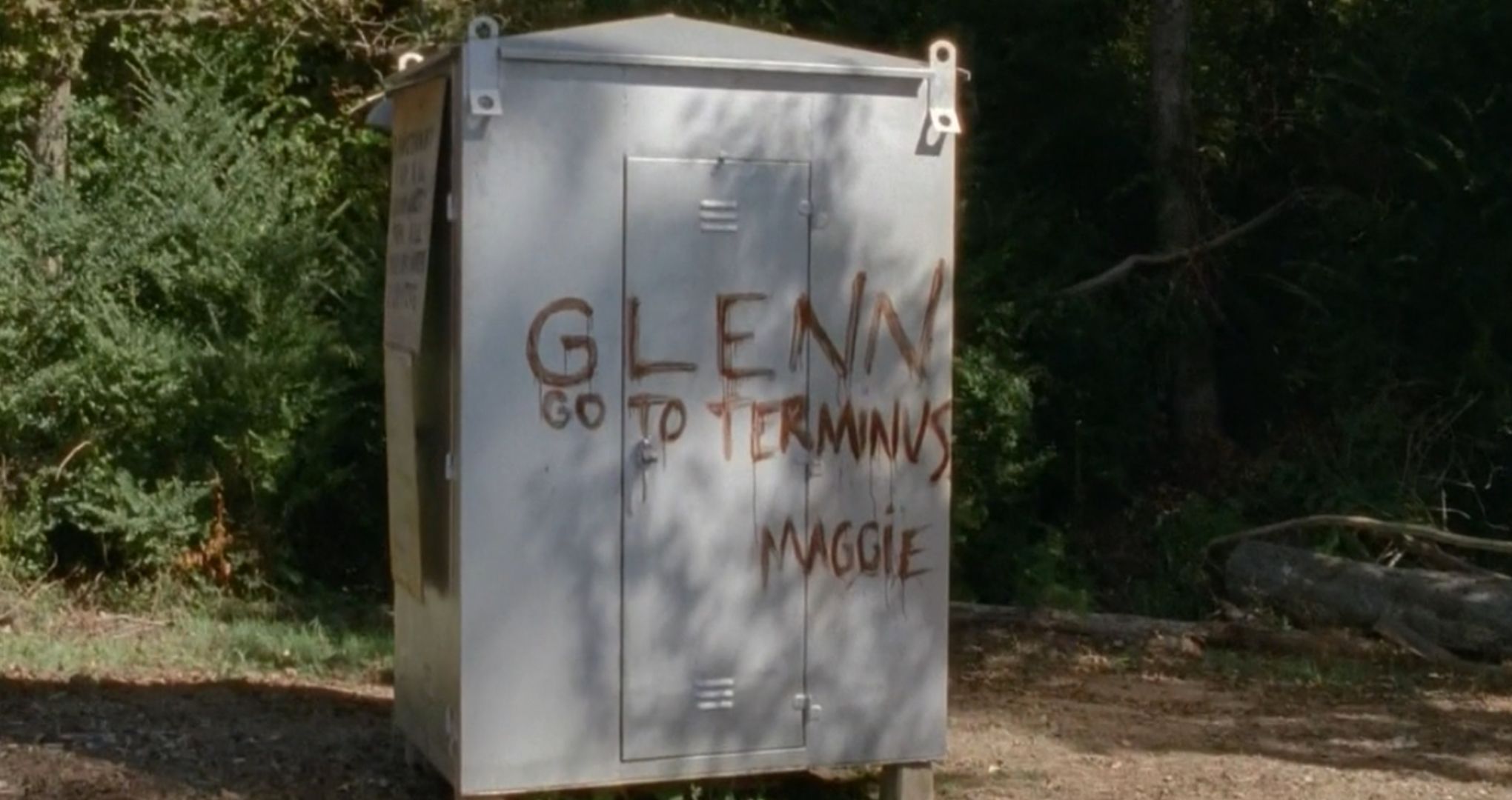 Maggie Tells Glenn to Go to Terminus in The Walking Dead
