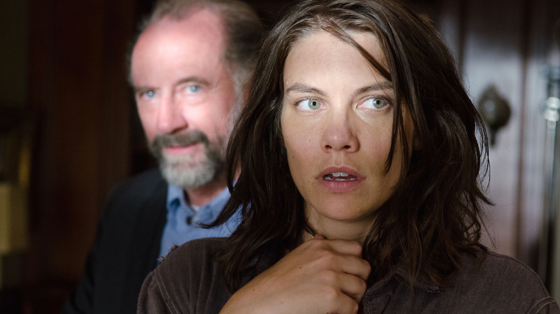 Maggie and Gregory in The Walking Dead