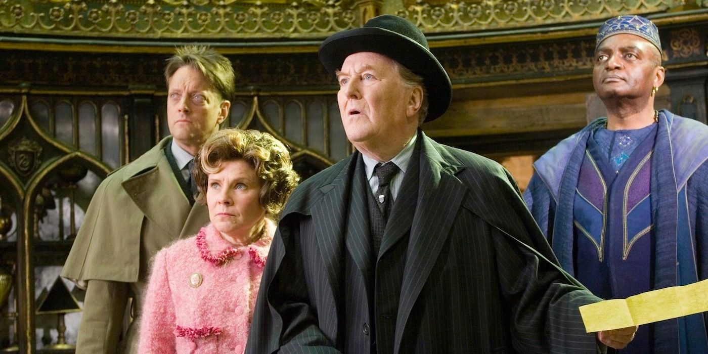 Cornelius Fudge, and other members of the Ministry of Magic
