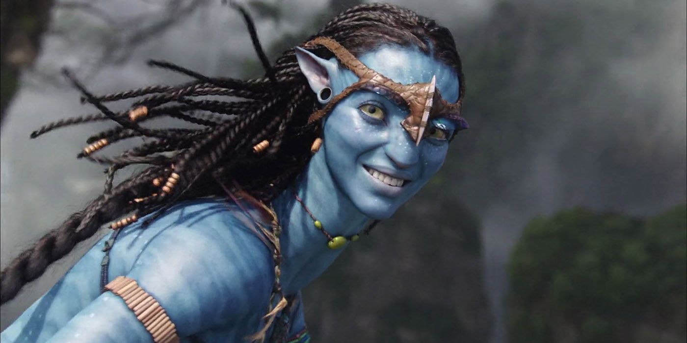 Neytiri in James Cameron's Avatar
