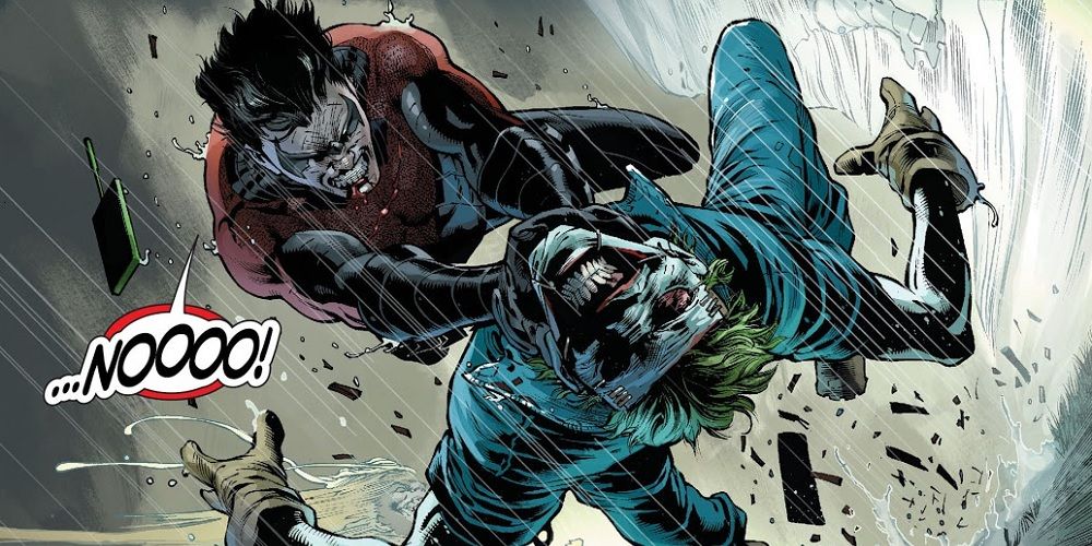 Nightwing Fighting the Joker in Nightwing #16