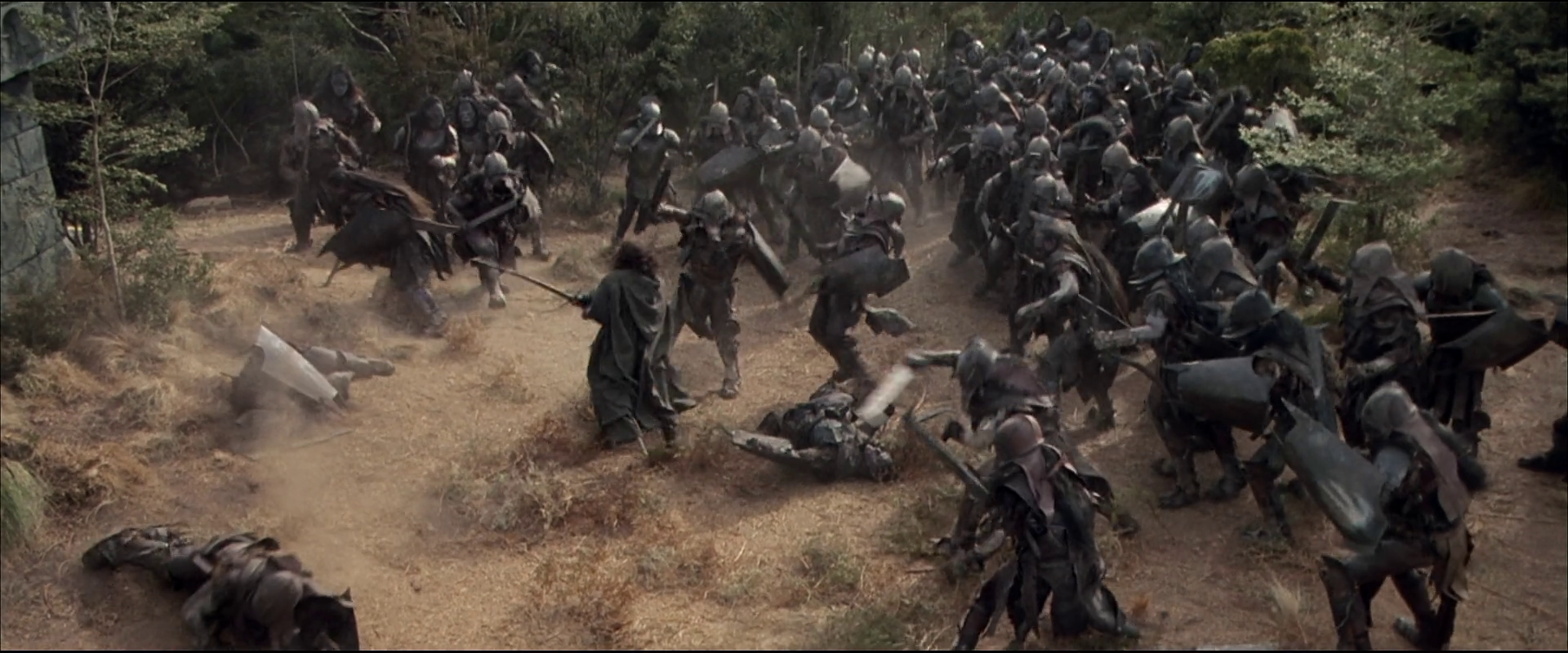 Orcs Fighting Lord of the Rings