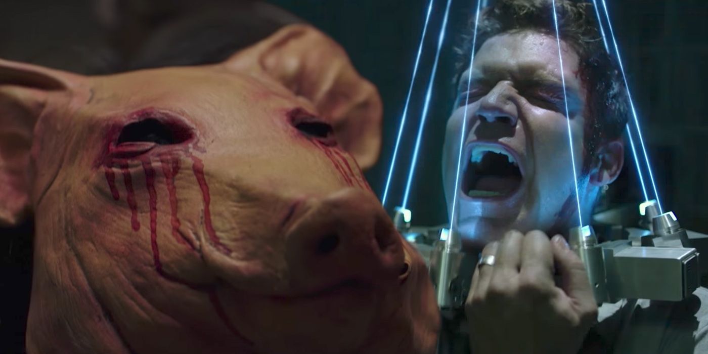 Pig Mask and Laser Neck from Jigsaw
