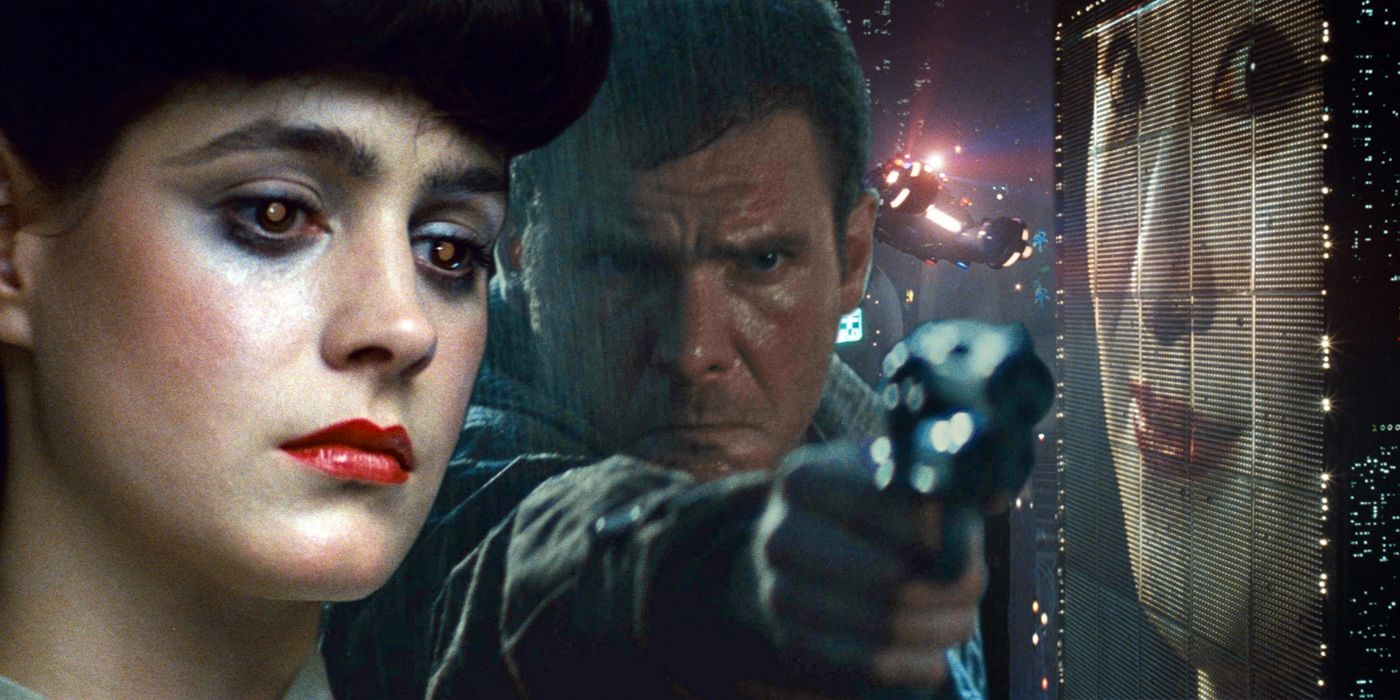Rachael Deckard and LA Billboards in Blade Runner