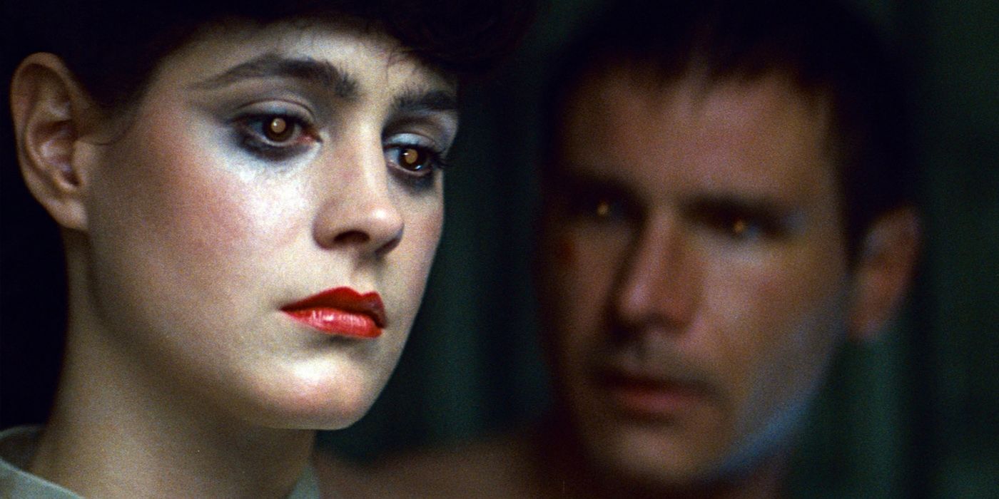 Rachael and Deckard in Blade Runner