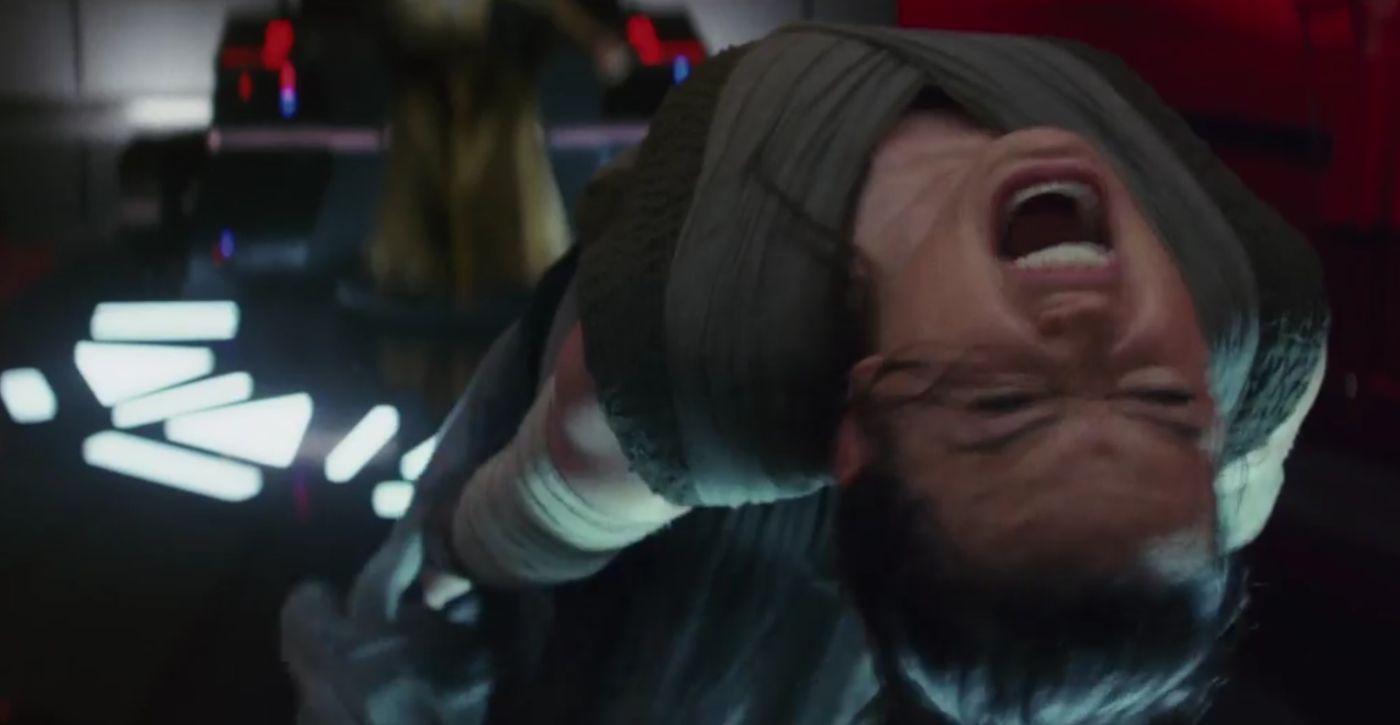 Snoke Tortures Rey