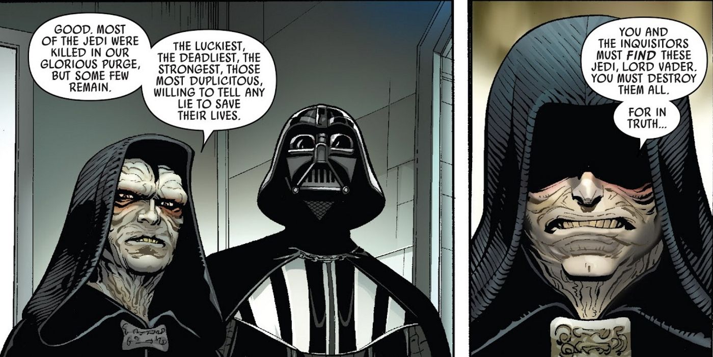 Darth Vader Comic Reveals [SPOILER] Survived the Jedi Purge