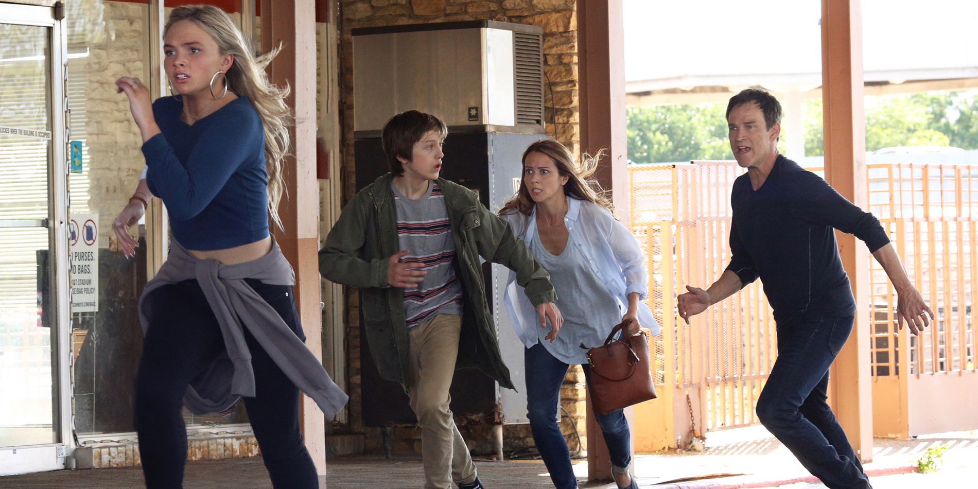 Characters running in The Gifted