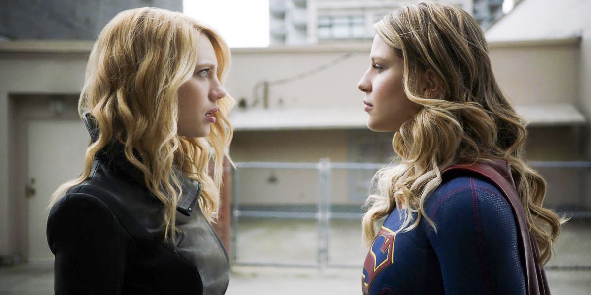 Yael Grobglas and Melissa Benoist in Supergirl Season 3 Episode 2