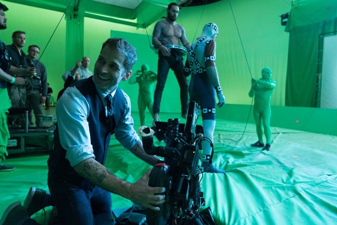 Zack Snyder Jason Momoa Justice League