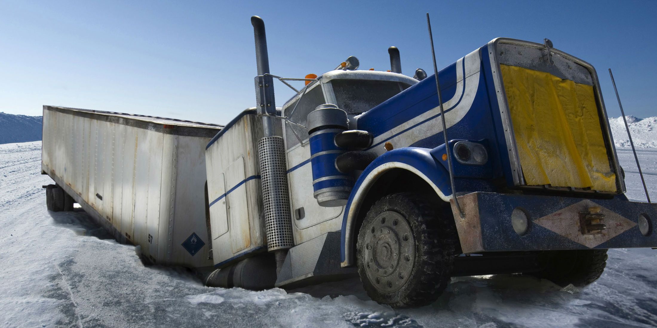 Ice Road Truckers - truck sinking in ice