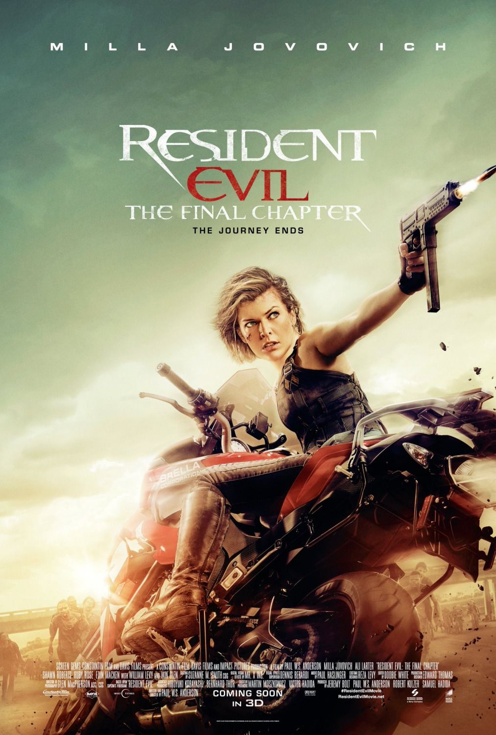 Resident Evil the Final Chapter poster