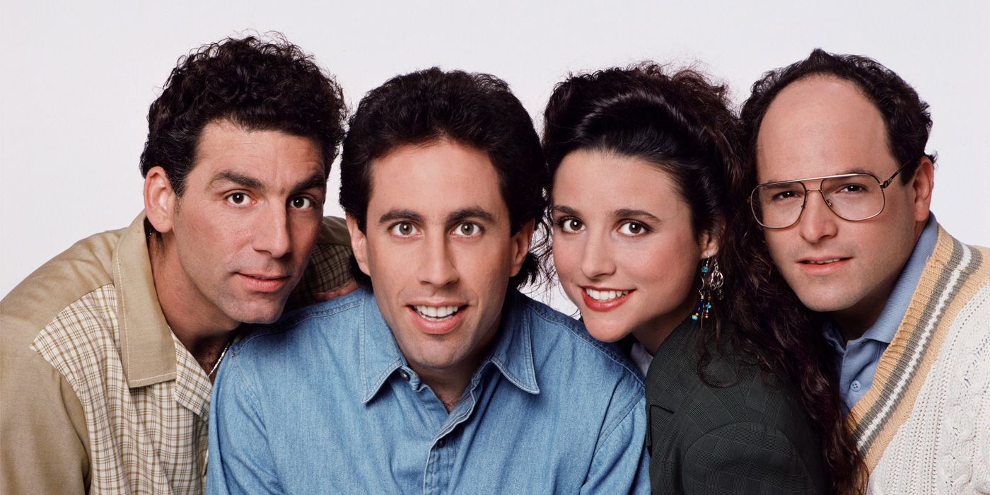 Jerry Seinfeld, Jason Alexander, Julia Louis Dreyfus, and Michael Richards in Seinfeld