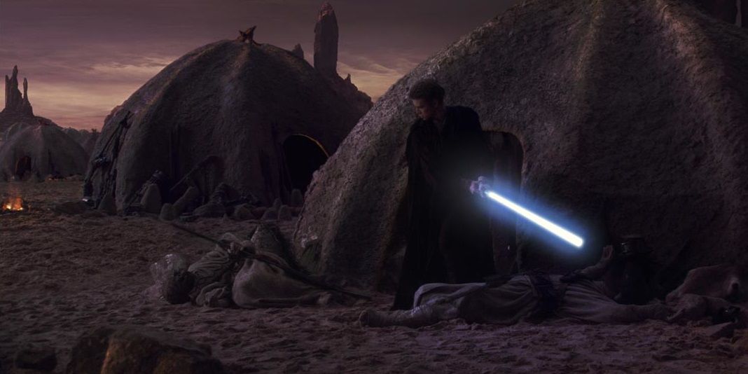 Anakin Kills the Tusken Raiders