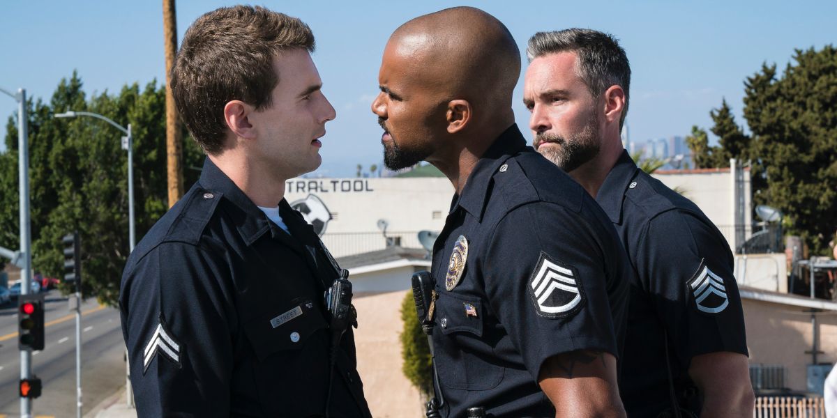 Alex Russell Shemar Moore and Jay Harrington in SWAT