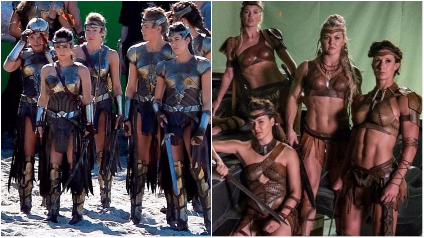 Justice League's Amazon costumes