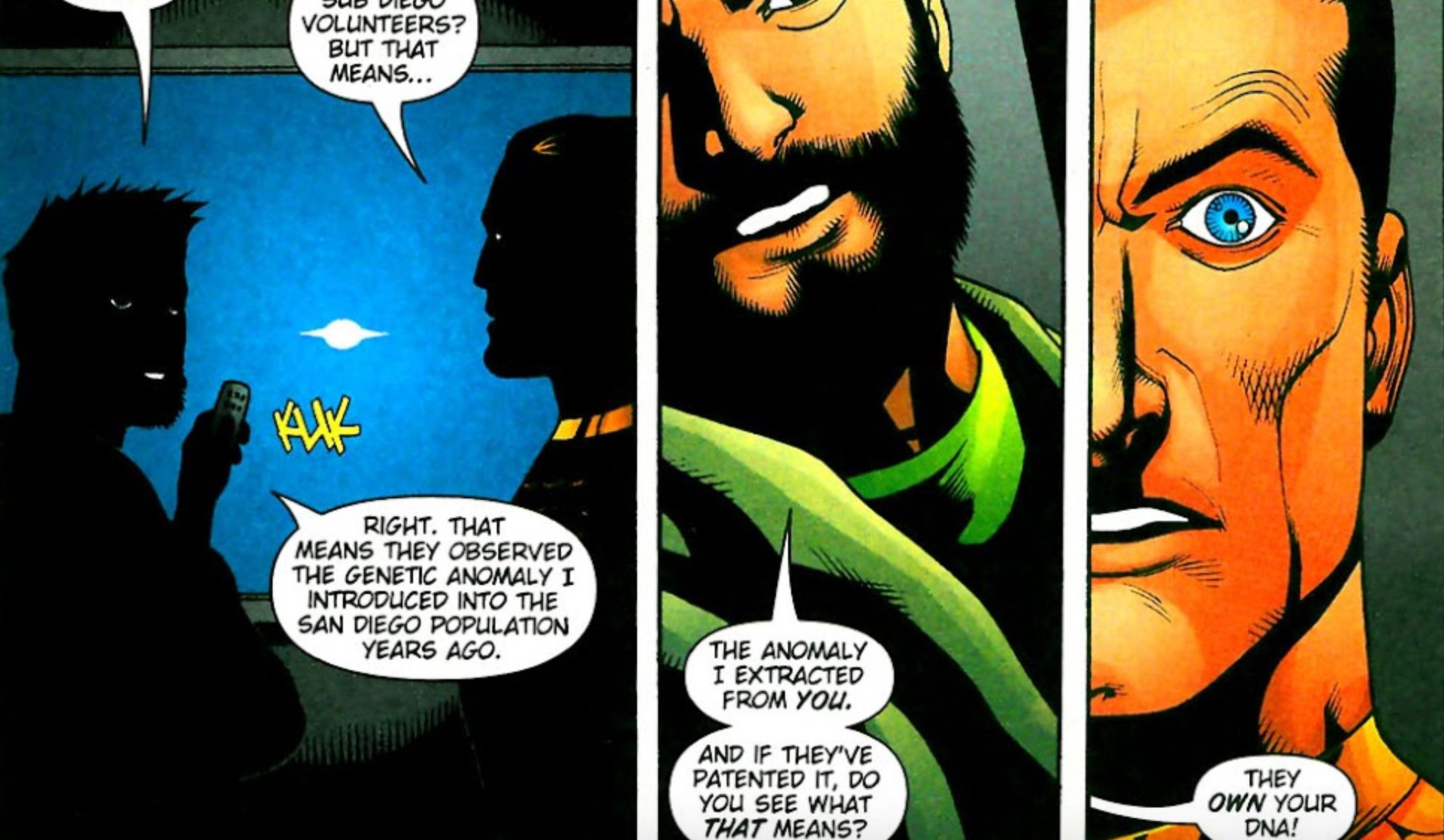 Aquaman Discovers Someone Else Owns His DNA in Aquaman Volme 6 Issue 28