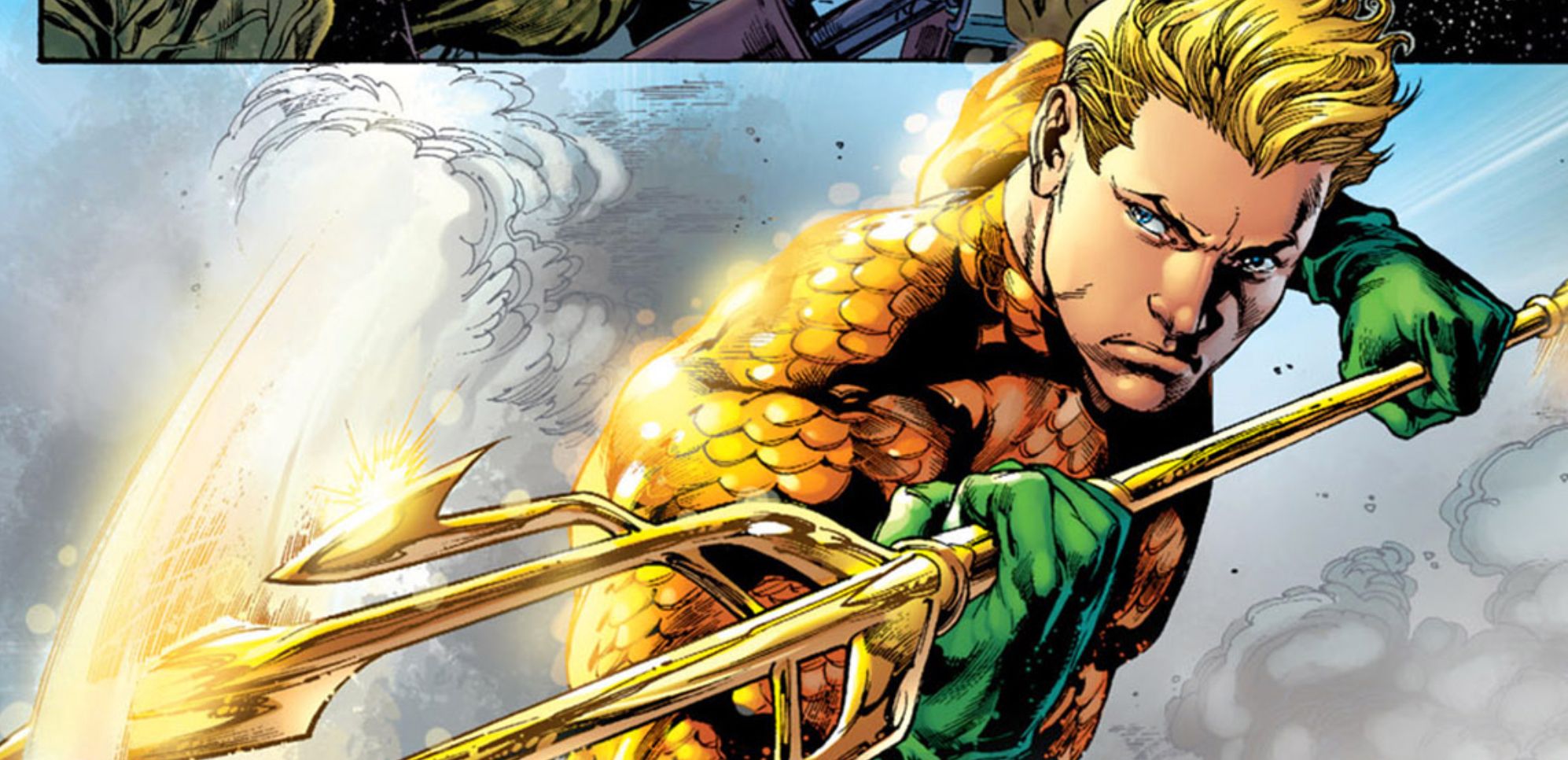 Aquaman and his Trident in DC Comics