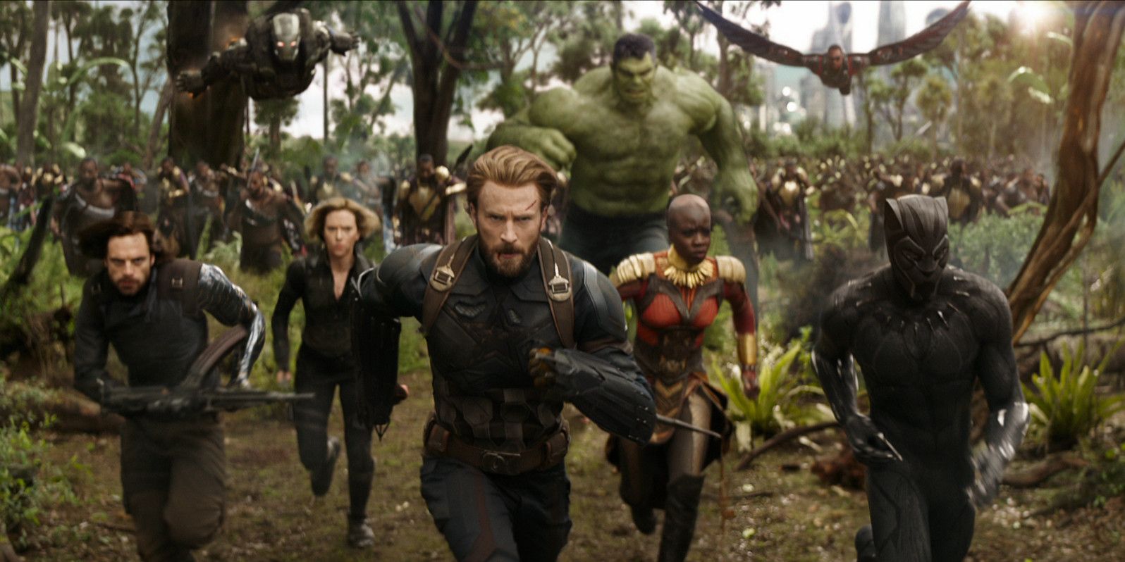 The MCU heroes in Avengers: Infinity War