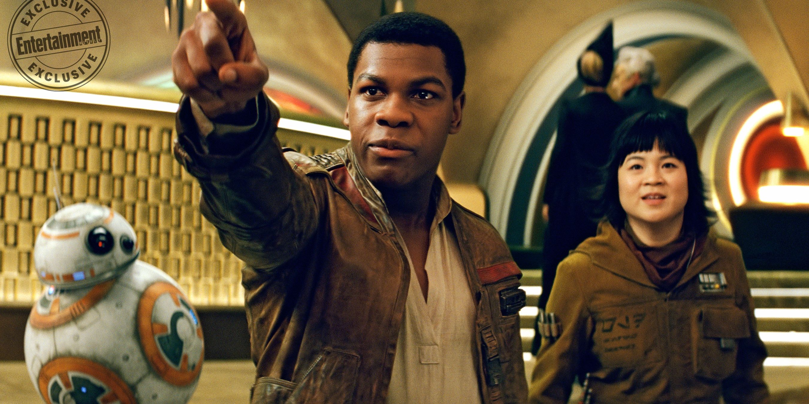 Finn and Rose Tico on Canto Bight in Star Wars: The Last Jedi