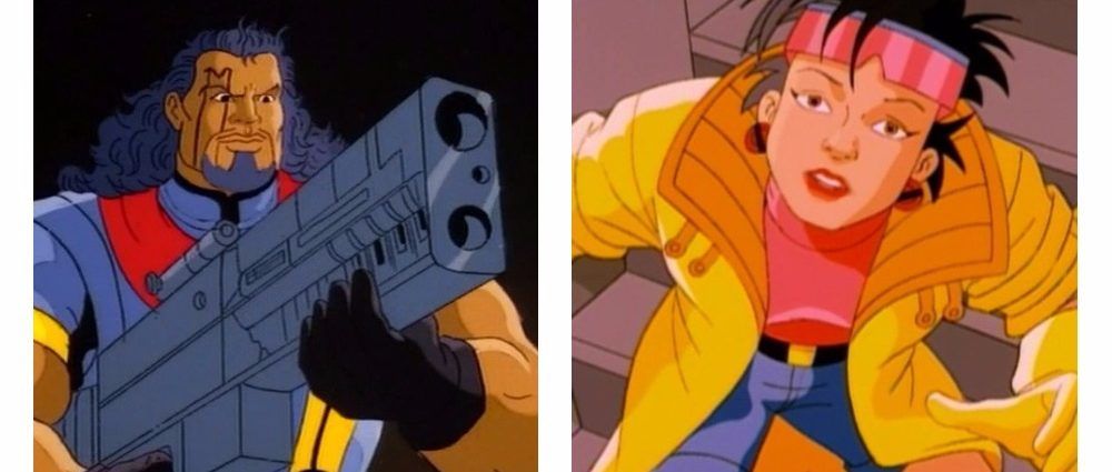 Bishop and Jubilee in X-Men The Animated Series