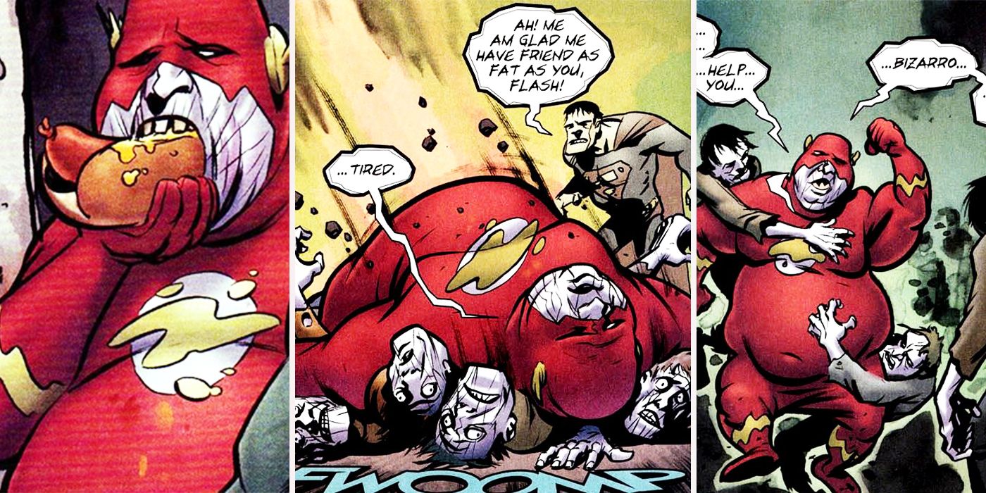 Bizarro takes up the persona of Flash