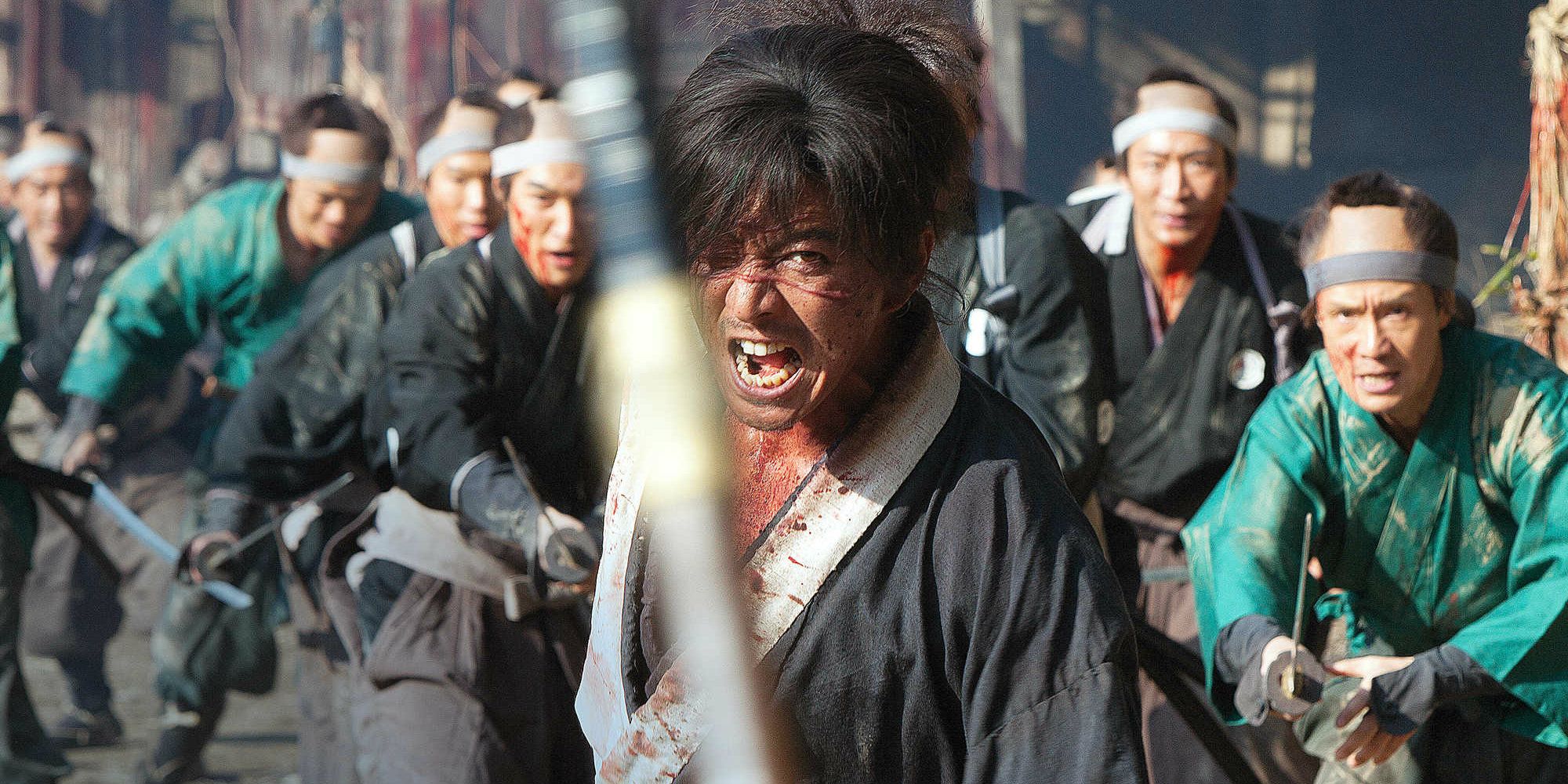 Takuya Kimura screams in Blade of the Immortal