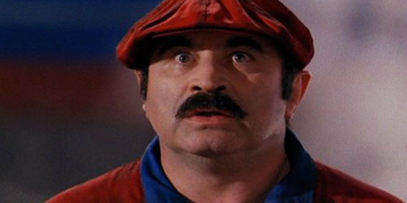 Bob Hoskins as Mario in Super Mario Bros The Movie