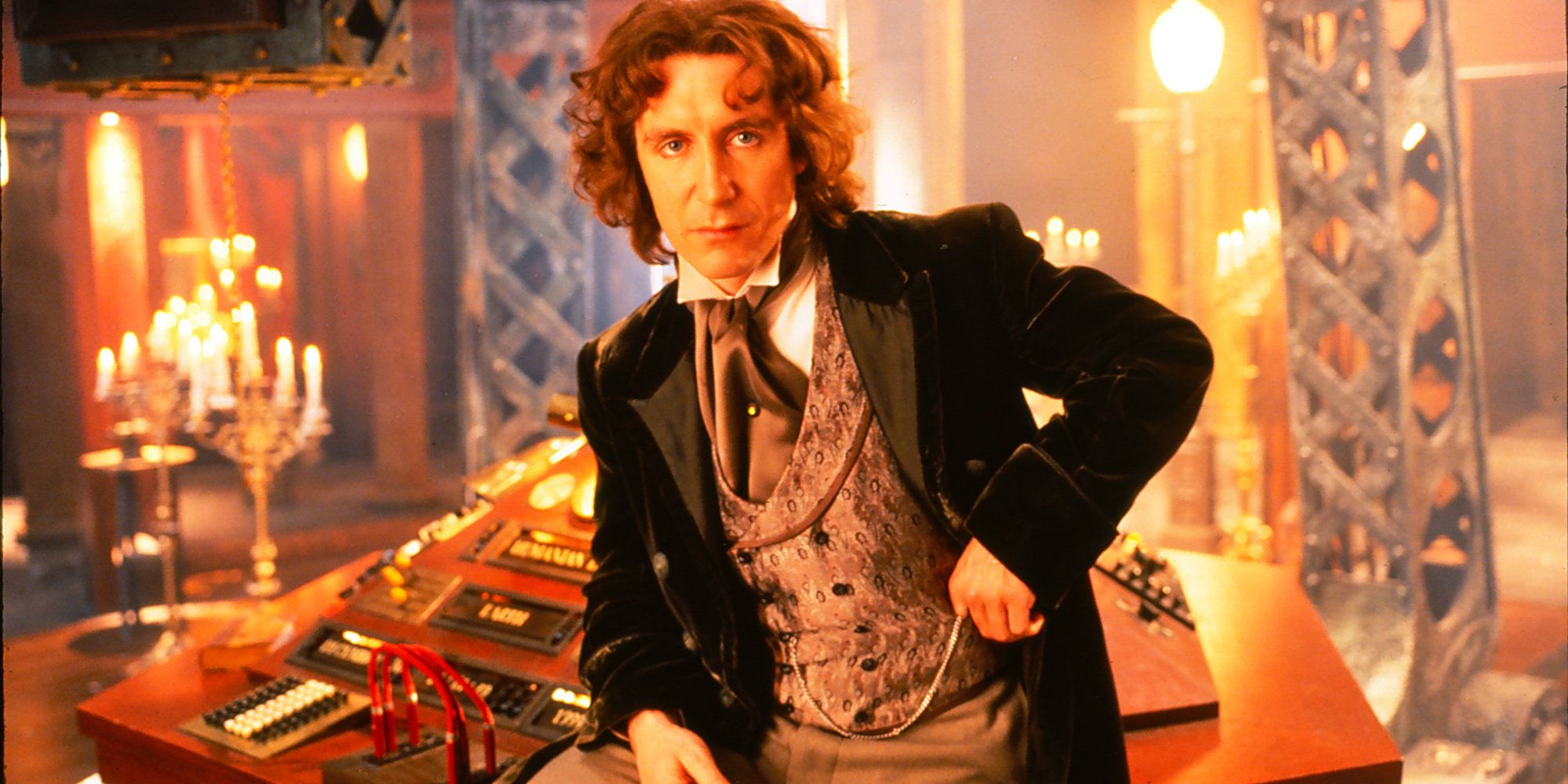 The Eighth Doctor in the TARDIS