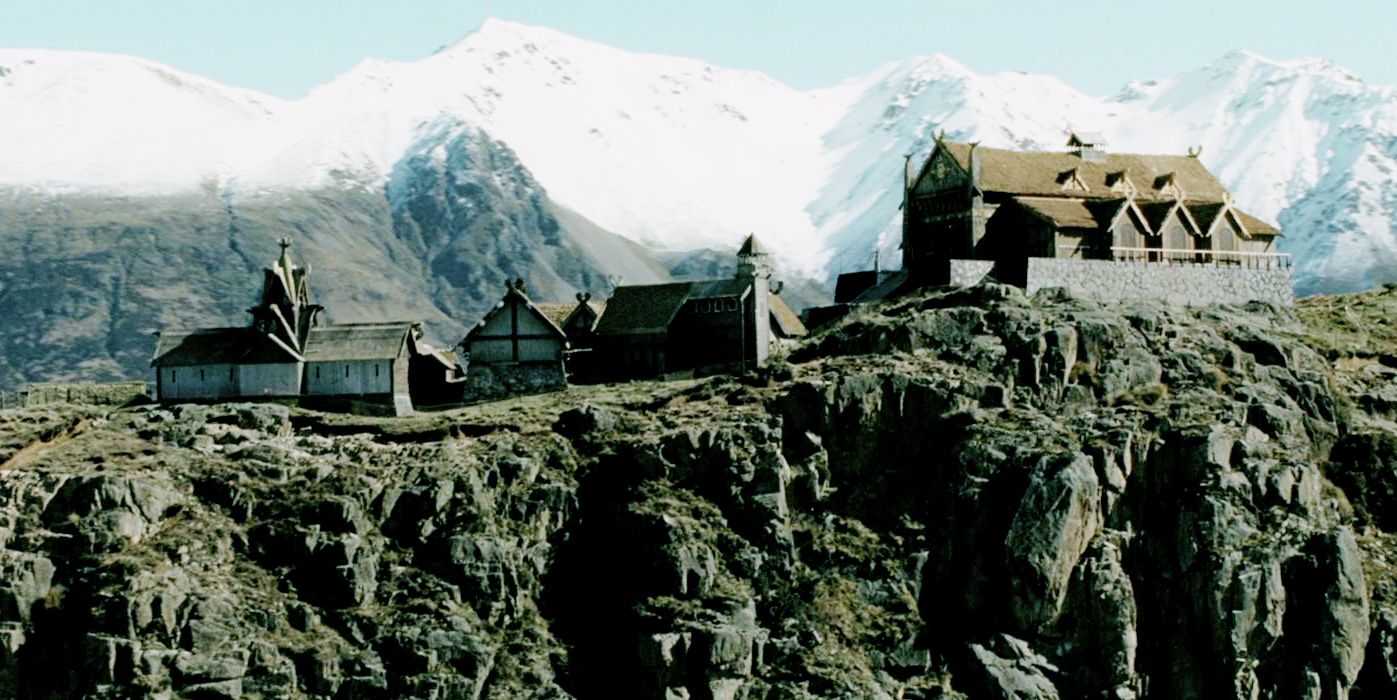 Edoras in Lord of the Rings