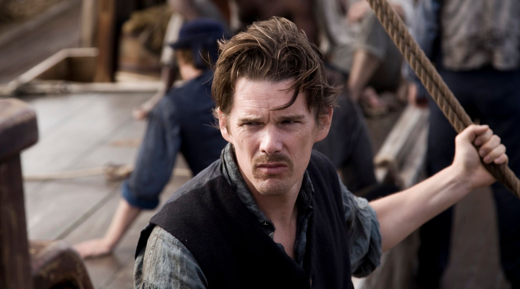 Ethan Hawke as Starbuck in Moby Dick mini-series