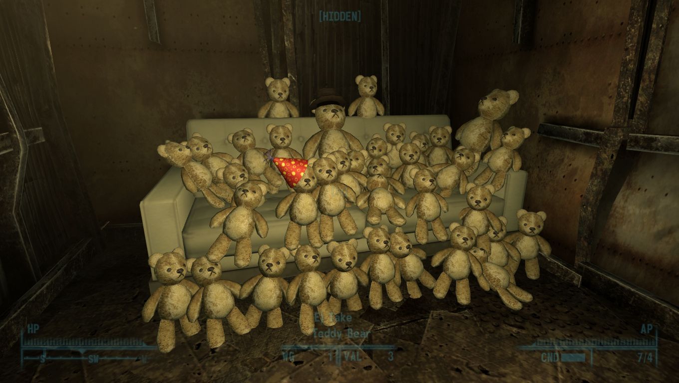 Fallout 3 teddy bears