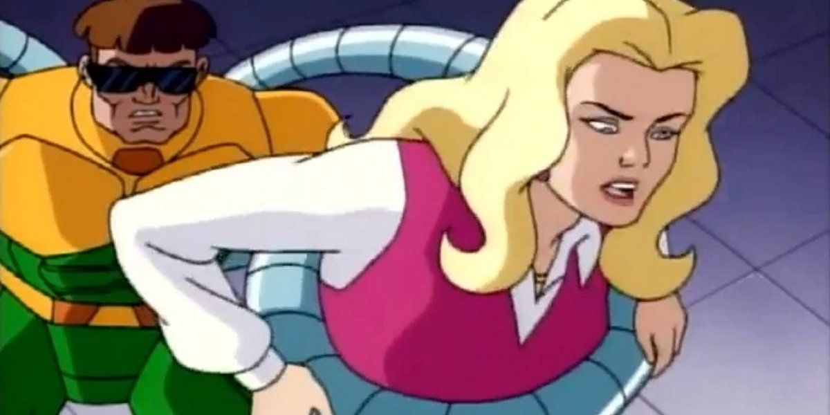 Felicia Hardy Spider-Man Doc Ock Marvel cartoon animated Gwen