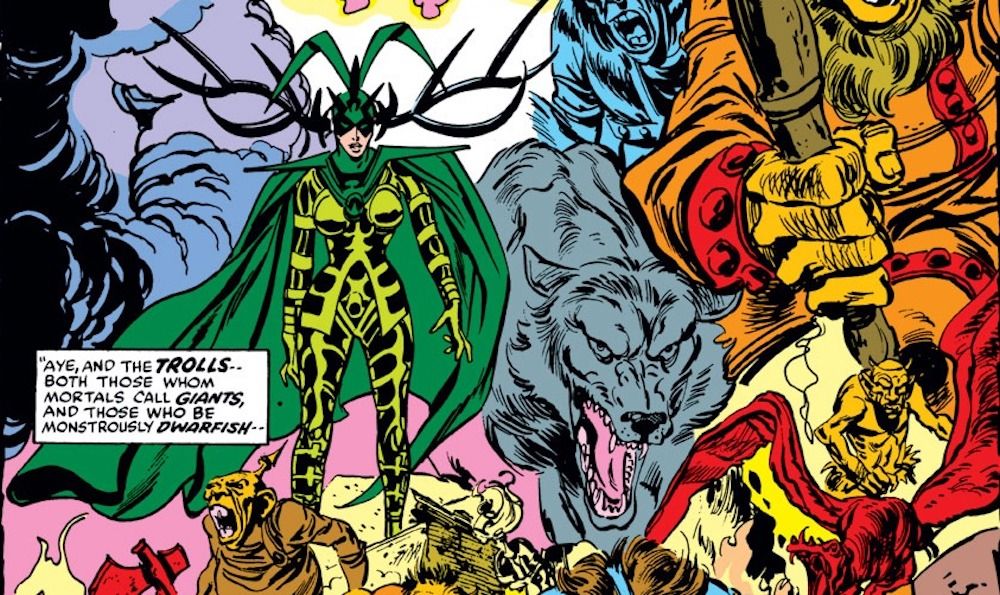 Fenris and Hela in Thor v1-275