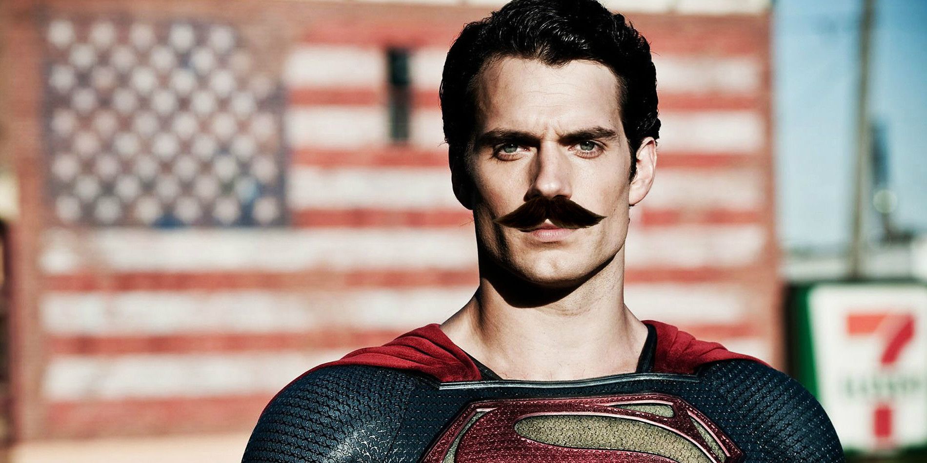 Henry Cavill Superman Mustache Justice League
