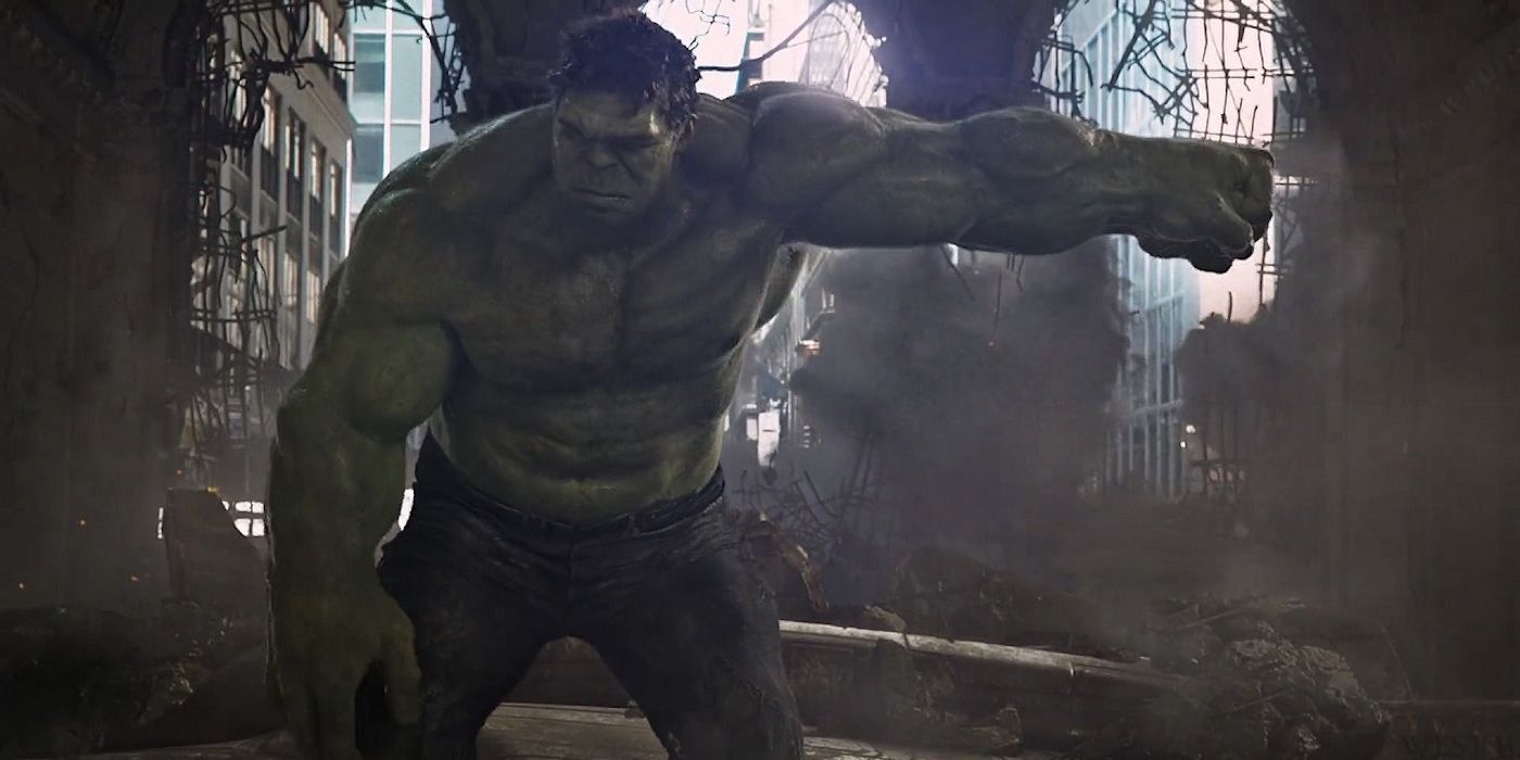 Hulk punches Thor in The Avengers