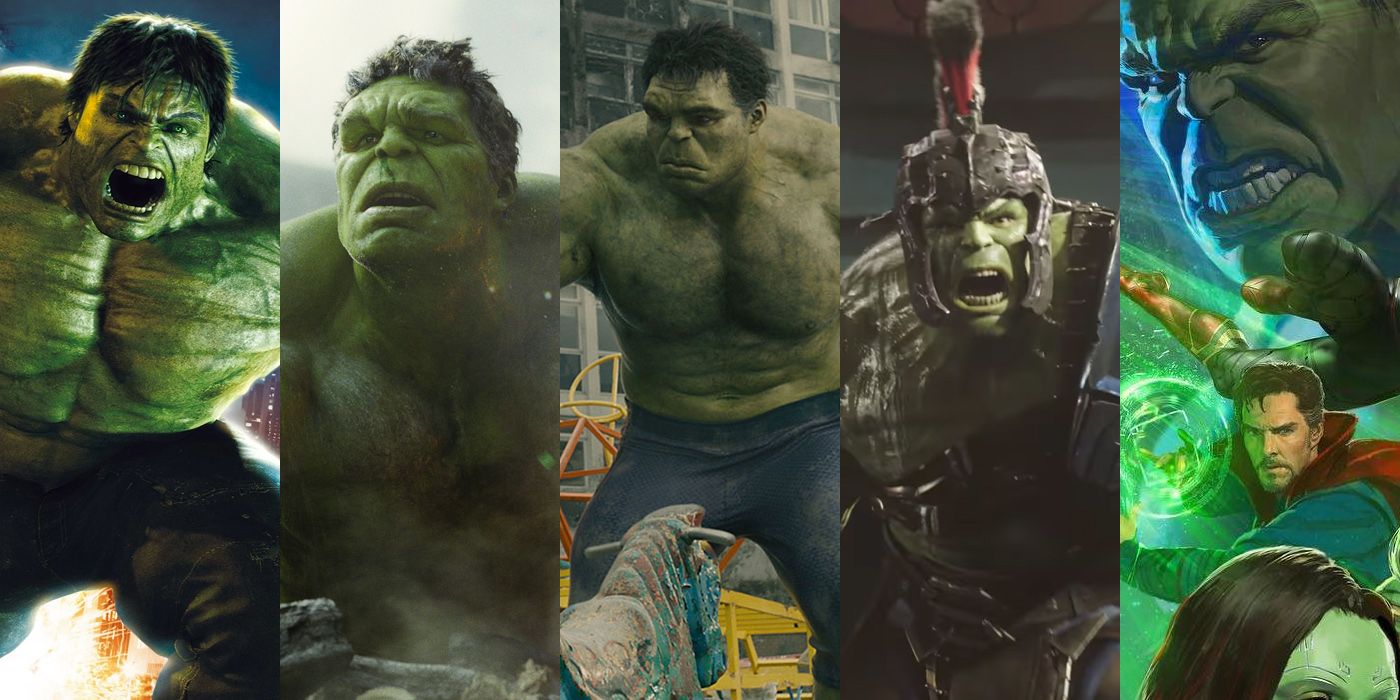 Hulk across the MCU
