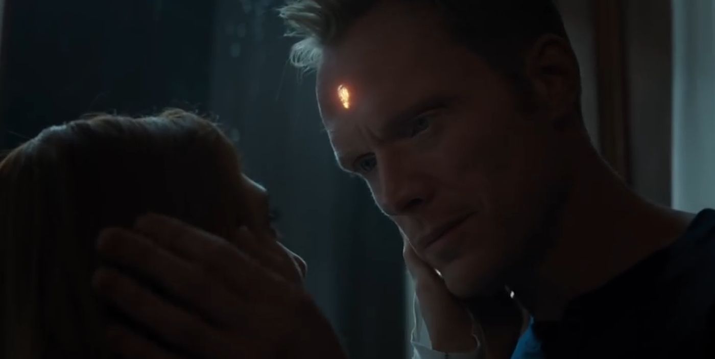 Infinity War Vision Mind Stone Forehead