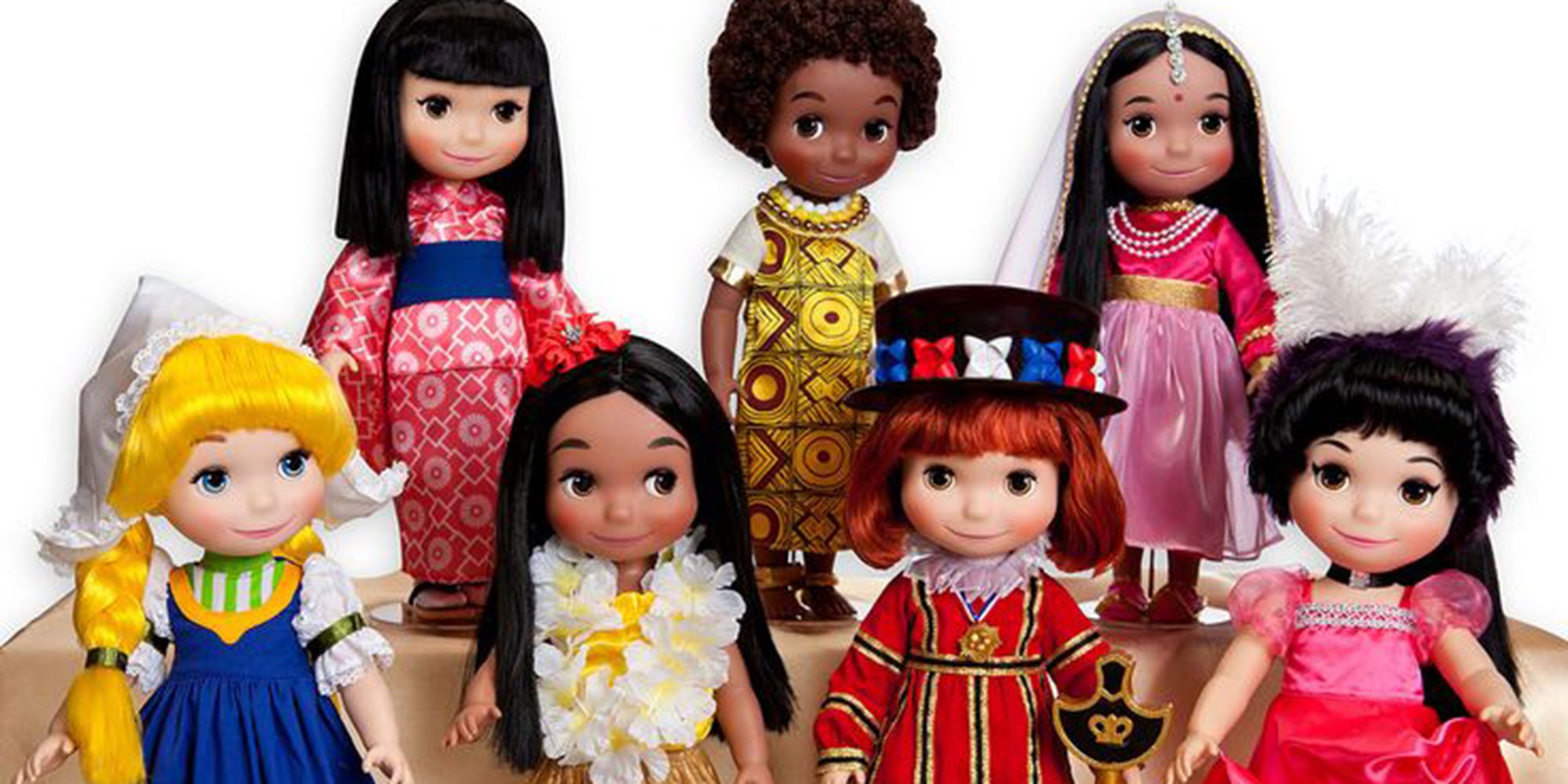 The dolls from It's a Small World