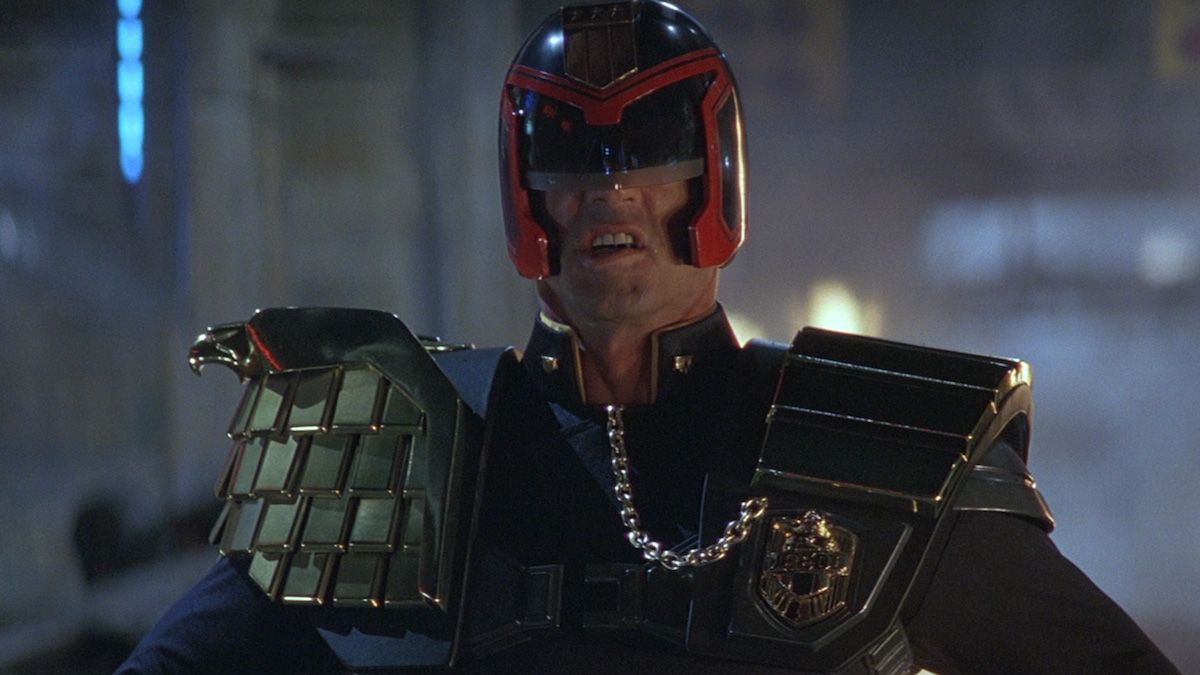 Sylvester Stallone as Judge Dredd