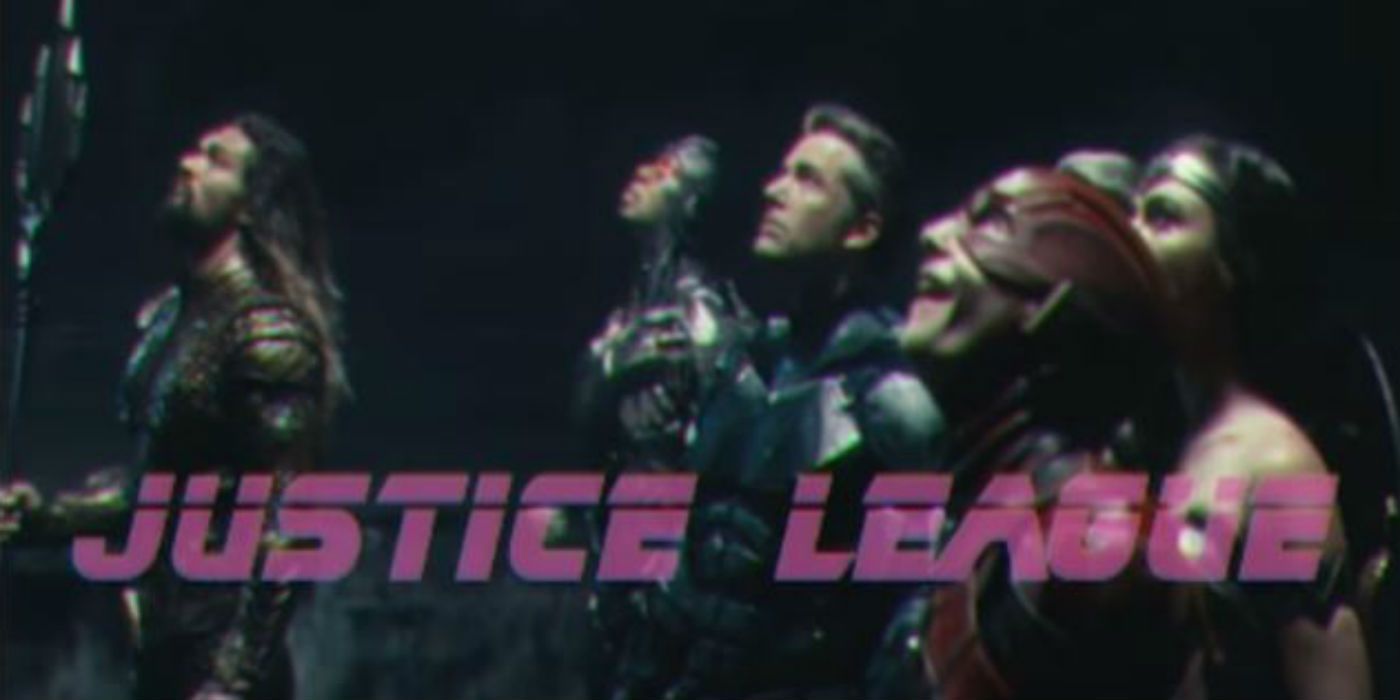 Justice League 1980s style trailer screen grab