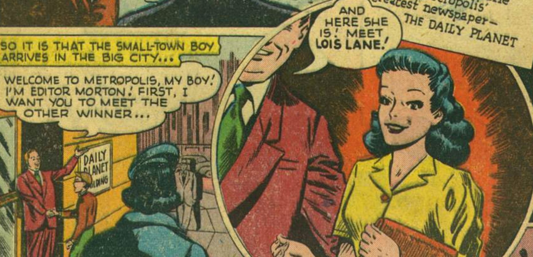Lois And Clark Met as Teens in Adventure Comics Issue 128