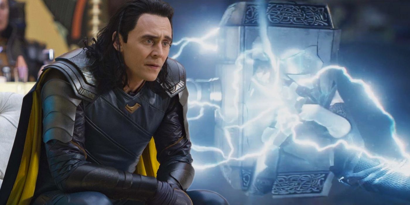 Loki and the destruction of Mjolnir in Thor Ragnarok