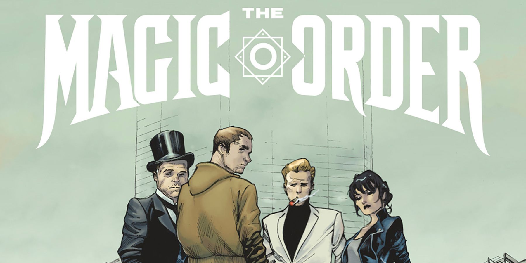 A cover for the The Magic Order comic 