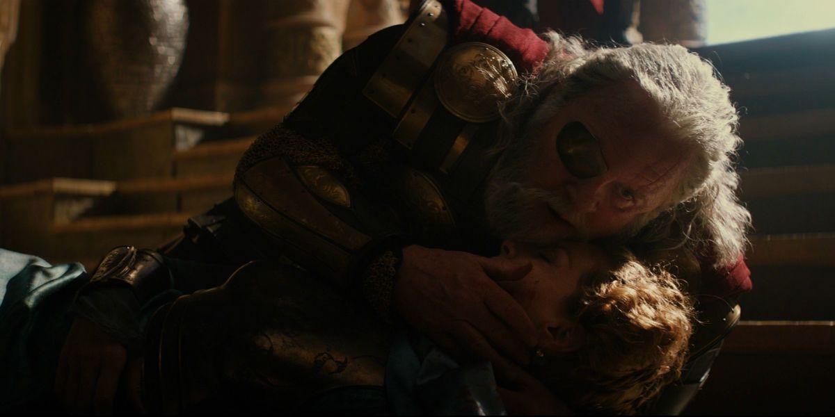 Odin and Frigg in Thor the Dark World