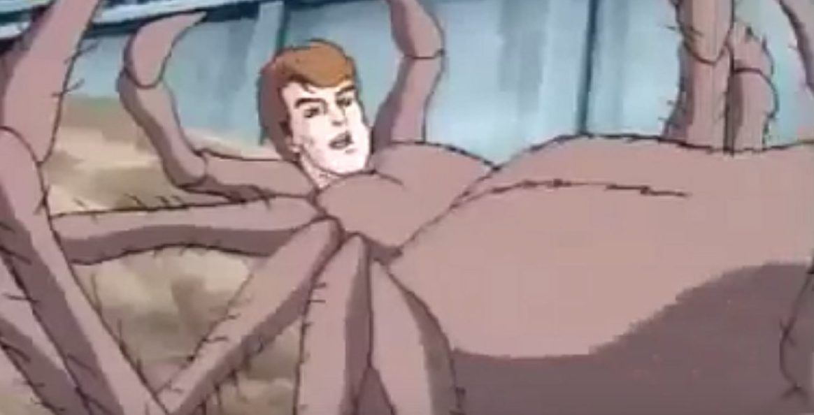 Peter Parker Man-Spider Spider-Man transform beast Marvel animated