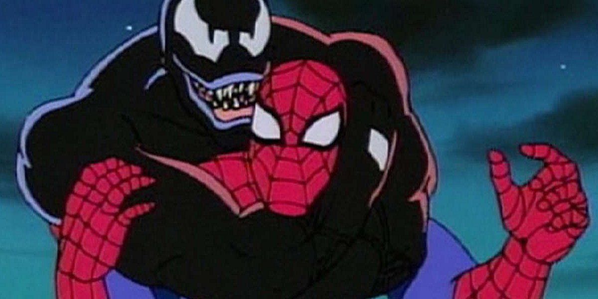 Spider-Man Venom marvel cartoon animated symbiote