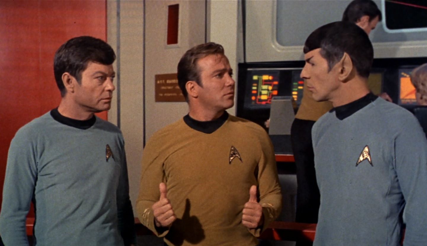 Star Trek Kirk McCoy and Spock