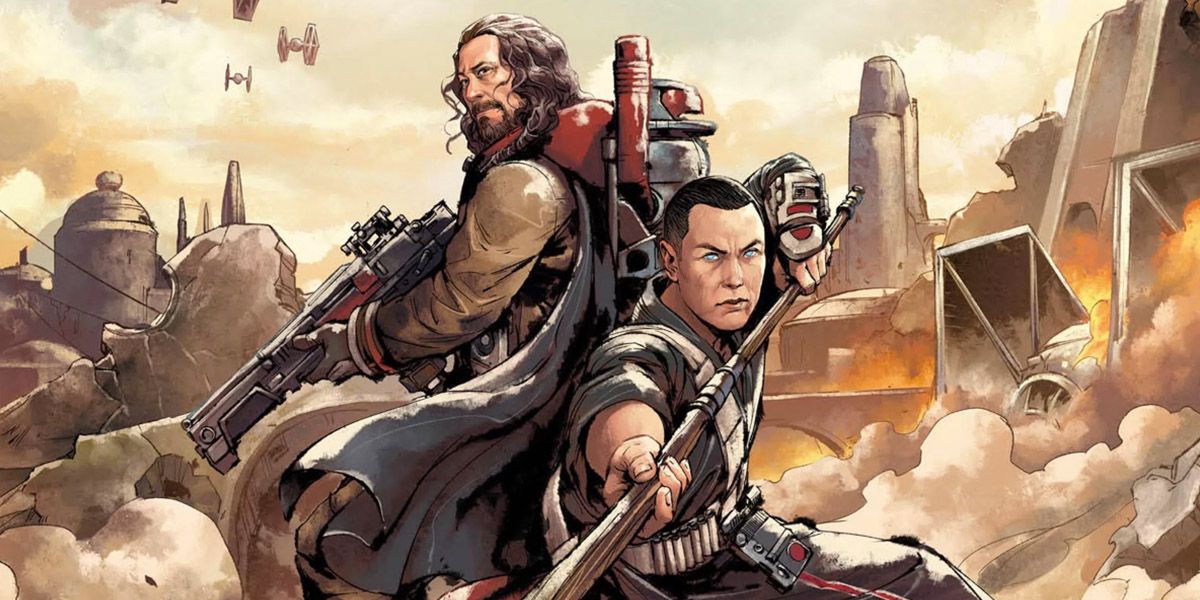 Chirrut & Baze on the cover of Guardians of the Whills