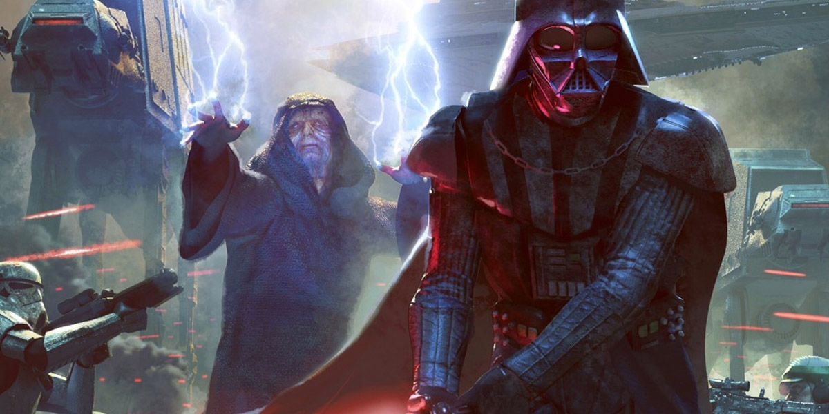 Vader and Palpatine on the cover of Lords of the Sith